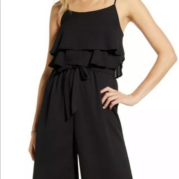 one clothing Pants - One Clothing Ruffle Jumpsuit